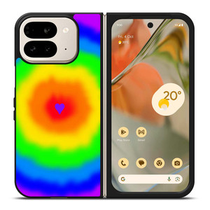 LOVE RAINBOW TIE DYE PATTERN Google Pixel 9 Pro Fold Case Cover LOVE RAINBOW TIE DYE PATTERN Google Pixel 9 Pro Fold Case Cover