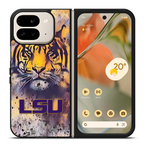 LSU TIGERS ART LOGO Google Pixel 9 Pro Fold Case Cover