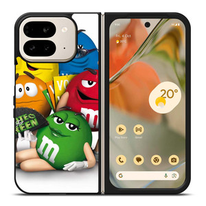 M&M'S CHOCOLATE MASCOT ALL Google Pixel 9 Pro Fold Case Cover