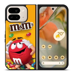 M&M'S CHOCOLATE MASCOT Google Pixel 9 Pro Fold Case Cover M&M'S CHOCOLATE MASCOT Google Pixel 9 Pro Fold Case Cover