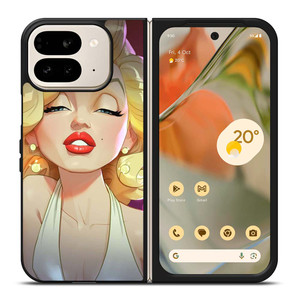 MARILYN MONROE SEXY CARTOON Google Pixel 9 Pro Fold Case Cover