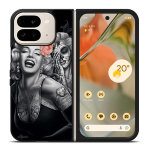 MARILYN MONROE TATTOO Google Pixel 9 Pro Fold Case Cover