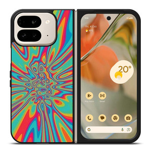 MELTED COLORFUL CHROME Google Pixel 9 Pro Fold Case Cover