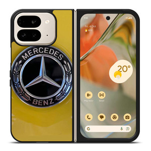 MERCEDES BENZ CAR LOGO YELLOW ICON Google Pixel 9 Pro Fold Case Cover