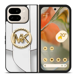 MICHAEL KORS LOGO MK WHITE HAND BAG EMBLEM Google Pixel 9 Pro Fold Case Cover