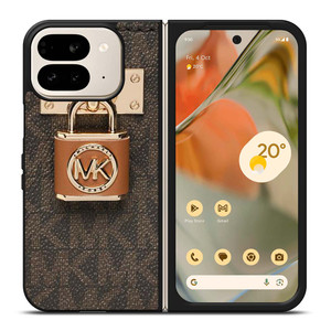 MICHAEL KORS MK LOGO PADLOCK Google Pixel 9 Pro Fold Case Cover MICHAEL KORS MK LOGO PADLOCK Google Pixel 9 Pro Fold Case Cover