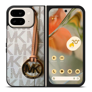 MICHAEL KORS MK WHITE Google Pixel 9 Pro Fold Case Cover MICHAEL KORS MK WHITE Google Pixel 9 Pro Fold Case Cover