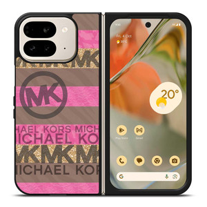 MICHAEL KORS PINK STRIP LOGO Google Pixel 9 Pro Fold Case Cover