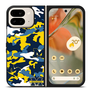 MICHIGAN WOLVERINES FOOTBALL CAMO Google Pixel 9 Pro Fold Case Cover
