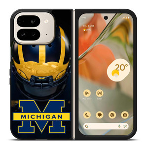 MICHIGAN WOLVERINES HELMET Google Pixel 9 Pro Fold Case Cover MICHIGAN WOLVERINES HELMET Google Pixel 9 Pro Fold Case Cover