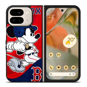 MICKEY MOUSE BOSTON RED SOX Google Pixel 9 Pro Fold Case Cover MICKEY MOUSE BOSTON RED SOX Google Pixel 9 Pro Fold Case Cover