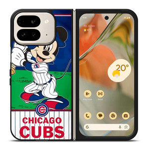 MICKEY MOUSE CHICAGO CUBS Google Pixel 9 Pro Fold Case Cover MICKEY MOUSE CHICAGO CUBS Google Pixel 9 Pro Fold Case Cover