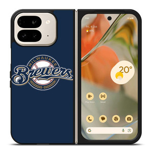MILWAUKEE BREWERS BASEBALL TEAM LOGO Google Pixel 9 Pro Fold Case Cover MILWAUKEE BREWERS BASEBALL TEAM LOGO Google Pixel 9 Pro Fold Case Cover