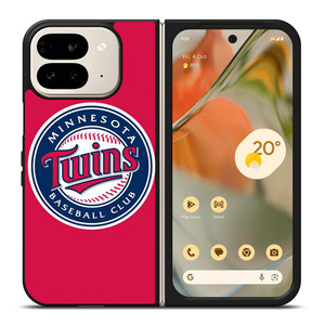 MINNESOTA TWINS BASEBALL TEAM LOGO Google Pixel 9 Pro Fold Case Cover MINNESOTA TWINS BASEBALL TEAM LOGO Google Pixel 9 Pro Fold Case Cover