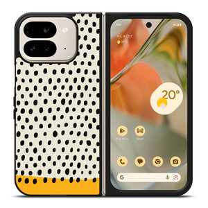 MUSTARD POLKADOTS PATTERN Google Pixel 9 Pro Fold Case Cover