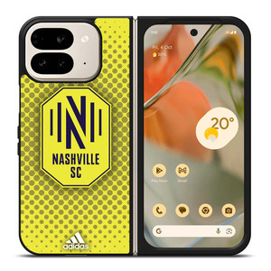 NASHVILLE SC SOCCER MLS ADIDAS Google Pixel 9 Pro Fold Case Cover