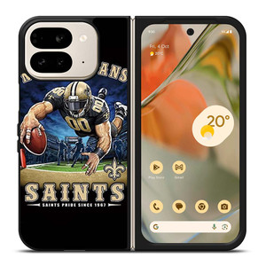 NEW ORLEANS SAINTS NFL ART Google Pixel 9 Pro Fold Case Cover