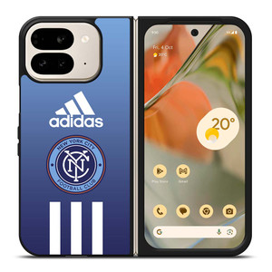 NEW YORK CITY FC ADIDAS STRIPES Google Pixel 9 Pro Fold Case Cover