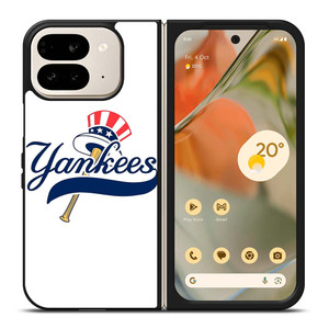 NEW YORK YANKEES ICON LOGO BASEBALL TEAM Google Pixel 9 Pro Fold Case Cover NEW YORK YANKEES ICON LOGO BASEBALL TEAM Google Pixel 9 Pro Fold Case Cover