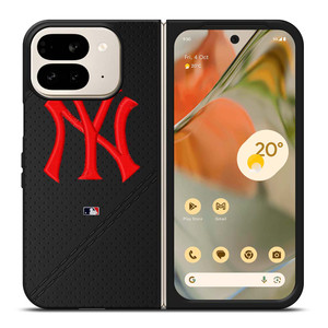 NEW YORK YANKEES STITCHING LEATHER Google Pixel 9 Pro Fold Case Cover