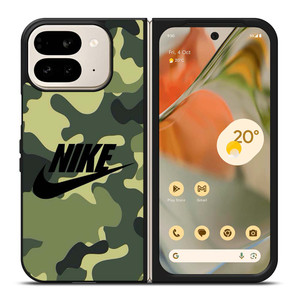 NIKE LOGO CAMO Google Pixel 9 Pro Fold Case Cover NIKE LOGO CAMO Google Pixel 9 Pro Fold Case Cover