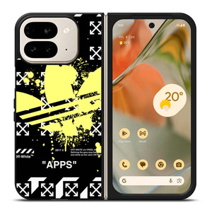 OFF WHITE X ADIDAS YELLOW Google Pixel 9 Pro Fold Case Cover