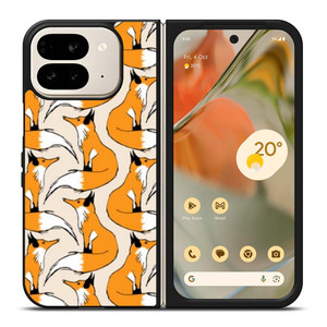 ORANGE FOX PATTERN Google Pixel 9 Pro Fold Case Cover
