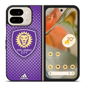 ORLANDO CITY FC SOCCER MLS ADIDAS Google Pixel 9 Pro Fold Case Cover