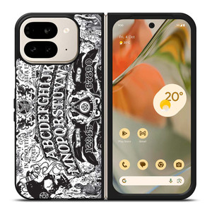OUIJA BOARD BLACK AND WHITE Google Pixel 9 Pro Fold Case Cover