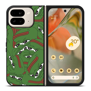 PEPE THE SMUG FROG COLLAGE Google Pixel 9 Pro Fold Case Cover
