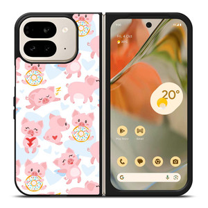 PINK BABY PIGS PATTERN Google Pixel 9 Pro Fold Case Cover