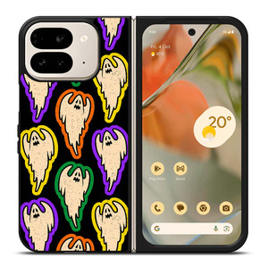 PLAYFUL HALLOWEEN GHOST PATTERN Google Pixel 9 Pro Fold Case Cover