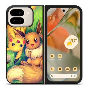 POKEMON EEVEE AND PIKACHU Google Pixel 9 Pro Fold Case Cover