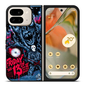 POSTER JASON FRIDAY THE 13TH  Google Pixel 9 Pro Fold Case Cover