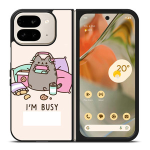 PUSHEEN CAT I'M BUSY Google Pixel 9 Pro Fold Case Cover