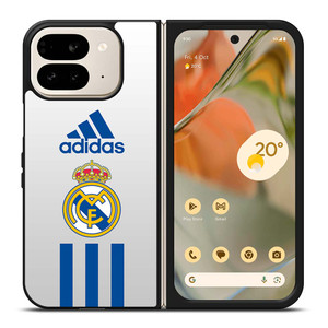 REAL MADRID CF ADIDAS STRIPES Google Pixel 9 Pro Fold Case Cover