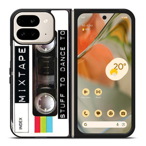 RETRO CLEAR MIXTAPE Google Pixel 9 Pro Fold Case Cover