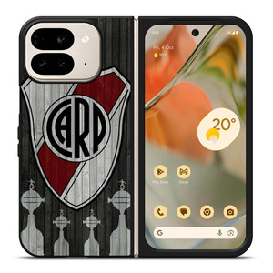RIVER PLATE EL MAS GRANDE WOODEN LOGO Google Pixel 9 Pro Fold Case Cover