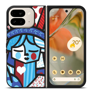 ROMERO BRITTO LIBERTY Google Pixel 9 Pro Fold Case Cover