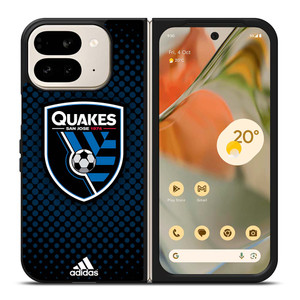 SAN JOSE EARTHQUAKES SOCCER MLS ADIDAS Google Pixel 9 Pro Fold Case Cover