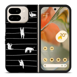 SLOTH KOALA STRIPE Google Pixel 9 Pro Fold Case Cover
