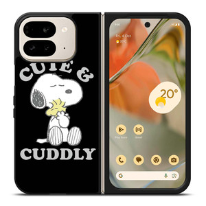 SNOOPY THE PEANUTS CUTE AND CUDDLY Google Pixel 9 Pro Fold Case Cover