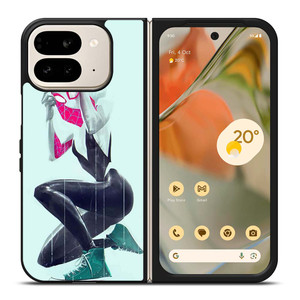 SPIDER VERSE SPIDER GWEN SPIDER WOMAN Google Pixel 9 Pro Fold Case Cover SPIDER VERSE SPIDER GWEN SPIDER WOMAN Google Pixel 9 Pro Fold Case Cover