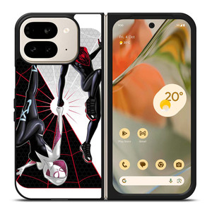 SPIDERMAN MILES MORALES SPIDER GWEN VERSE Google Pixel 9 Pro Fold Case Cover