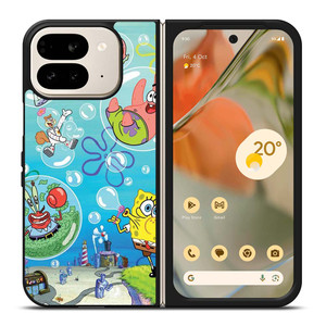 SPONGEBOB AND FRIENDS BUBBLES Google Pixel 9 Pro Fold Case Cover