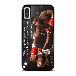 MIKE TYSON QUOTE iPhone XS Max Case Cover MIKE TYSON QUOTE iPhone XS Max Case Cover