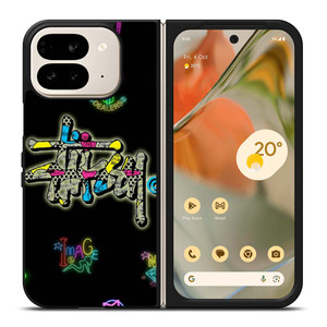 STUSSY LOGO COLOR FULL Google Pixel 9 Pro Fold Case Cover