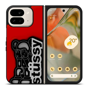 STUSSY X KAWS Google Pixel 9 Pro Fold Case Cover