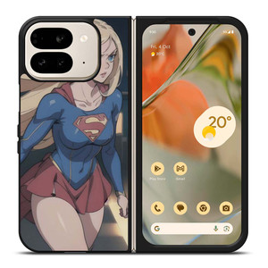 SUPER GIRL CARTOON MANGA ANIME Google Pixel 9 Pro Fold Case Cover