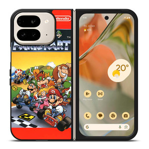 SUPER MARIO KART BROSS GAMES NINTENDO POSTER Google Pixel 9 Pro Fold Case Cover SUPER MARIO KART BROSS GAMES NINTENDO POSTER Google Pixel 9 Pro Fold Case Cover